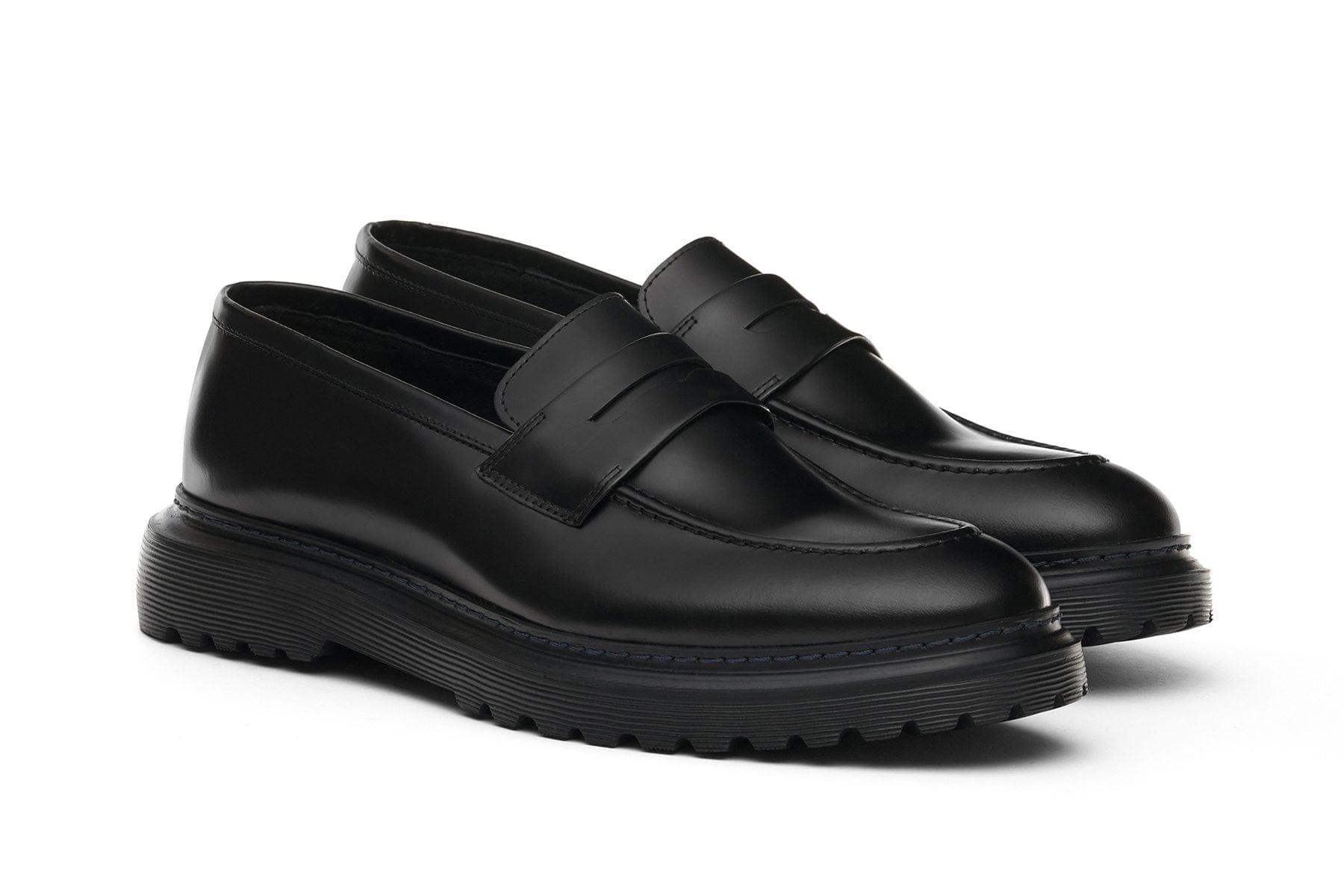 Moral Code Jaxon Men's Casual Loafer -Black-8 J #color_black